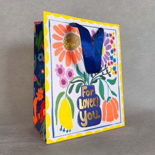 Bolsa para Regalo - Motivo Jarrito con Flores - For Lovely You