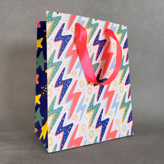 Bolsa para Regalo - Motivo Rayos Coloritos