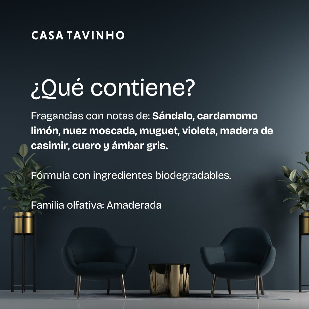 Home Refresher - Santal Espacios - Aromatizante Ambientes & Telas - Eliminador de Olores 250ml