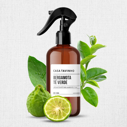 Home Refresher - Bergamota Té Verde - Aromatizante Ambientes & Telas - Citrus Cameila