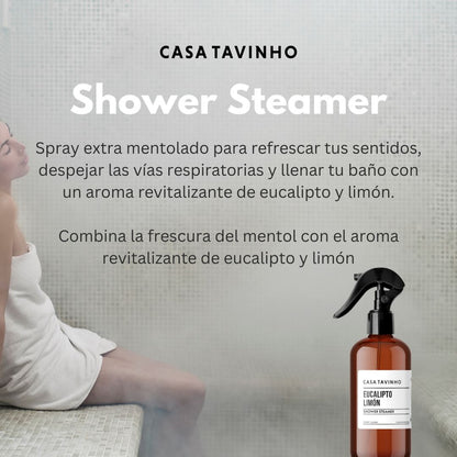 Shower Steamer - Eucalipto Limón - Spray para Cuarto de Baño Ducha