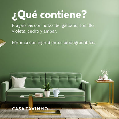 Home Refresher - Gálbano Tomillo - Aromatizante Ambientes & Telas