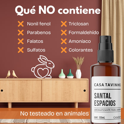 AROMATIZANTE SANTAL ESPACIOS - 125ML
