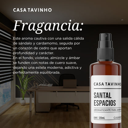 AROMATIZANTE SANTAL ESPACIOS - 125ML