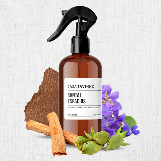 Home Refresher - Santal Espacios  - Aromatizante Ambientes & Telas - Eliminador de Olores 250ml