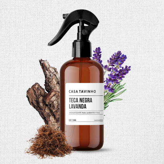 Home Refresher - Madera de Teca Negra & Lavanda - Aromatizante Ambientes & Telas