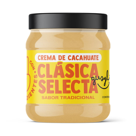 Crema de Cacahuate Natural - Sabor Tradicional - Sin Aceites Hidrogenados, Sin Conservadores, Libre de Gluten